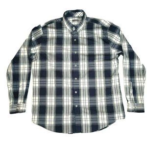 Van Heusen Men's Long Sleeve Shirt XL Button Down Classic Fit Blue purple 17